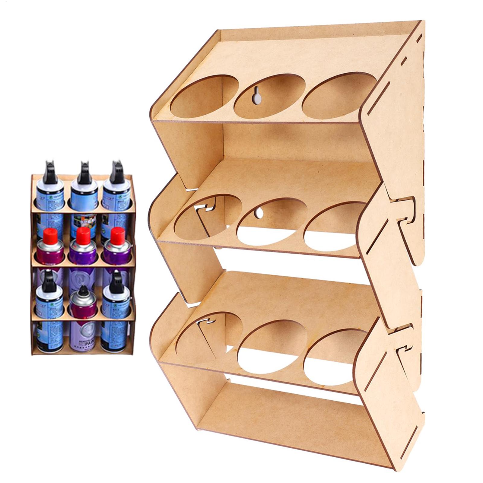 Art And Craft Studio - 3-Tier Wall Mounted Spray Can Holder