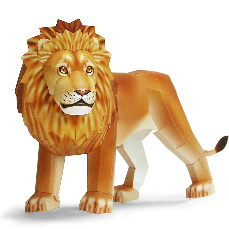 Art Craft Lion - Lion Origami Art Folding Mini Cute