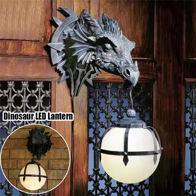 Dinosaur And Craft - LED Dinosaur Hanging Lamp Lantern Industrial