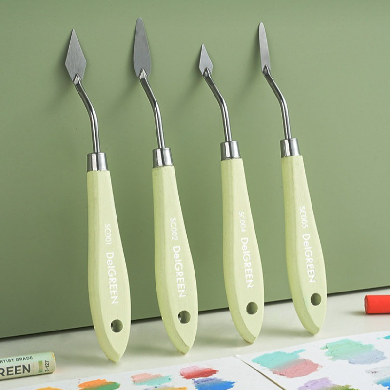 Painting Knife Palette - Artist Stainless Steel Oil Painting Knives