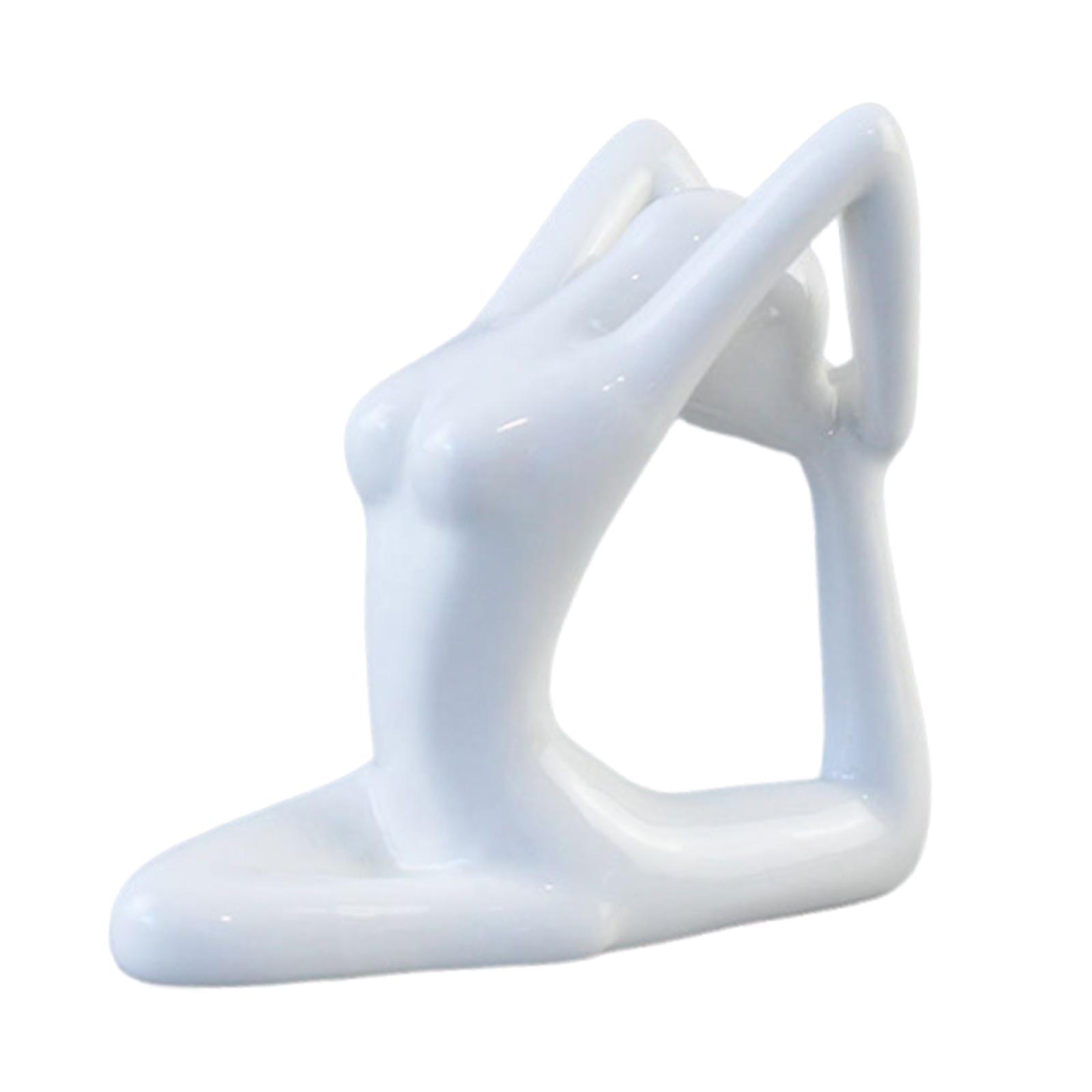 Ceramic Yoga Statue Ornament D - Art And Craft Studio review and price