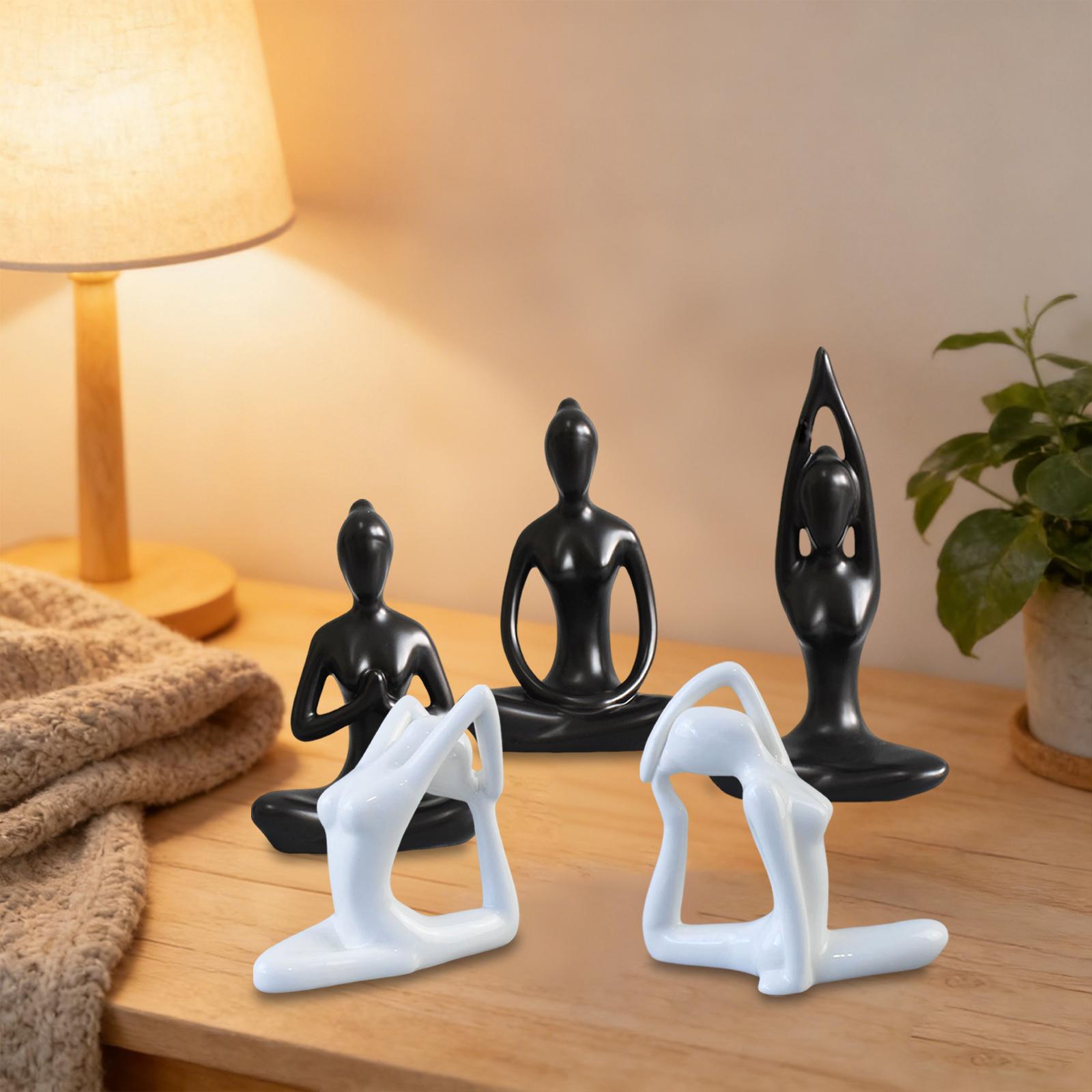 Ceramic Yoga Statue Ornament D - Art And Craft Studio review and price