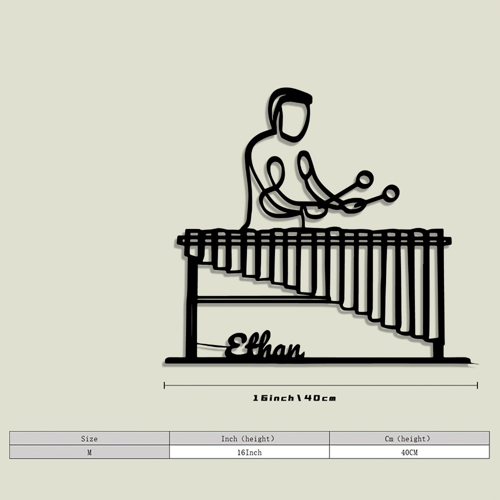 CIFBUY Metal Wall Art Marimba  - Art And Craft Studio review and price
