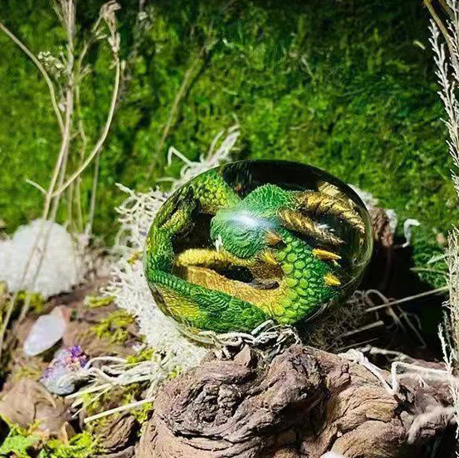 Lava Dragon Egg Statue With St - Dinosaur And Craft review and price