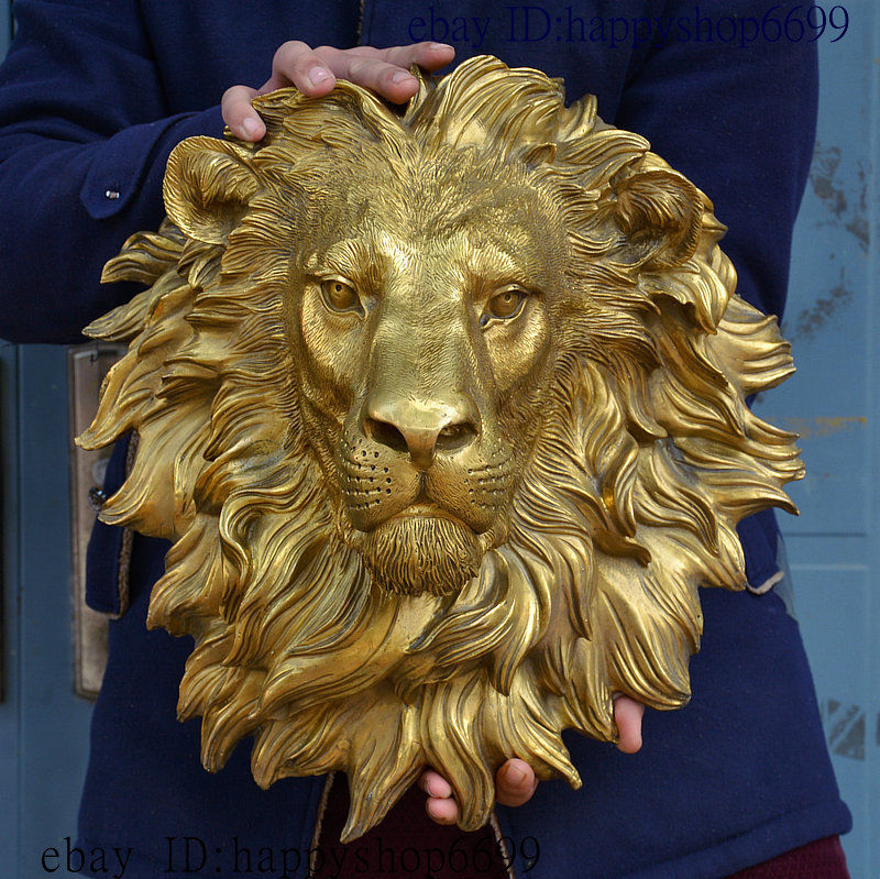 42 CM China Brass Copper Fengs - Art Craft Lion review and price
