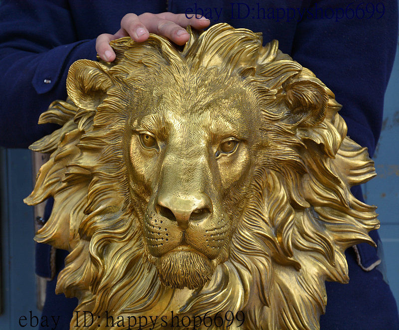 42 CM China Brass Copper Fengs - Art Craft Lion review and price