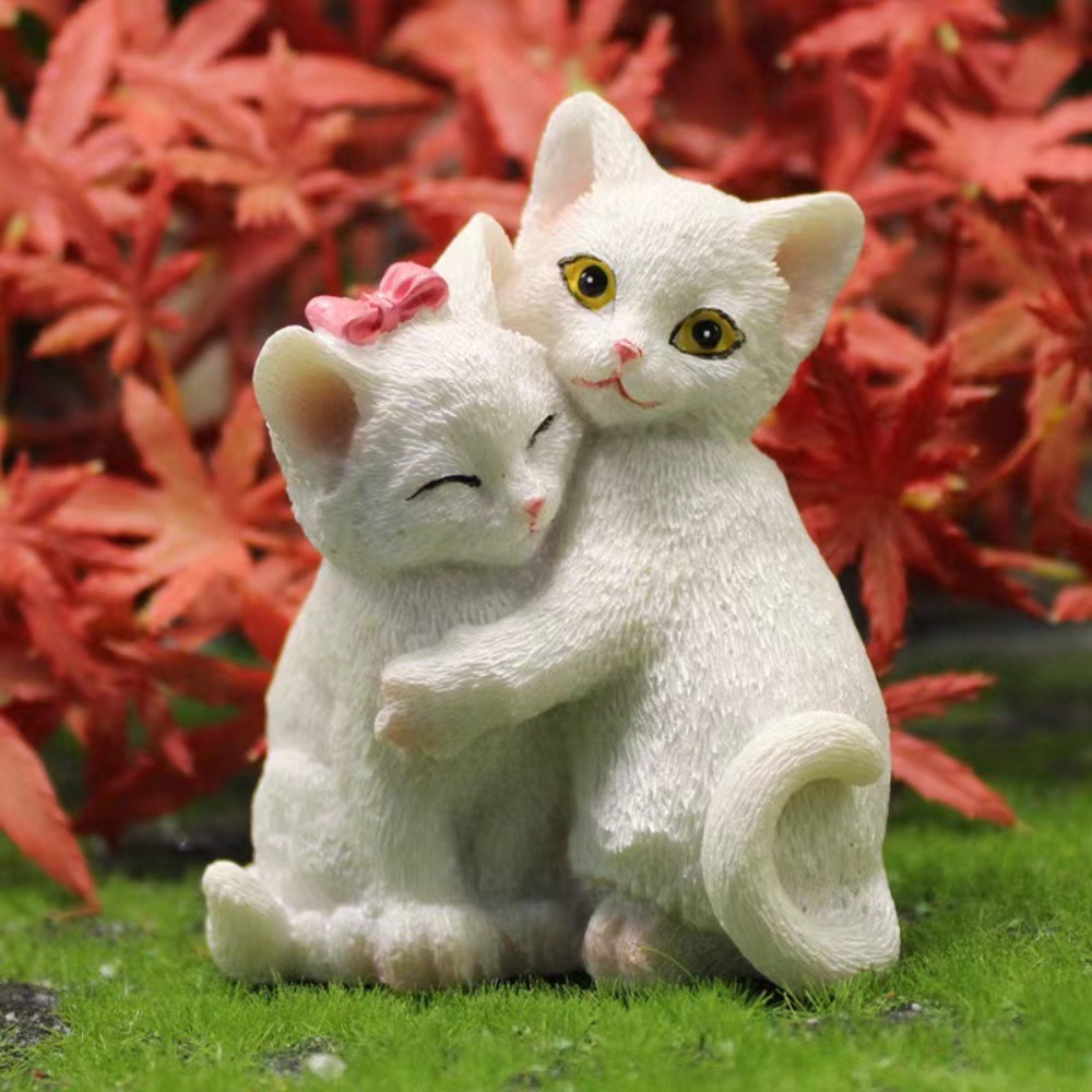 Resin Crafts Cute Cat Desktop  - Art Craft Cat review and price