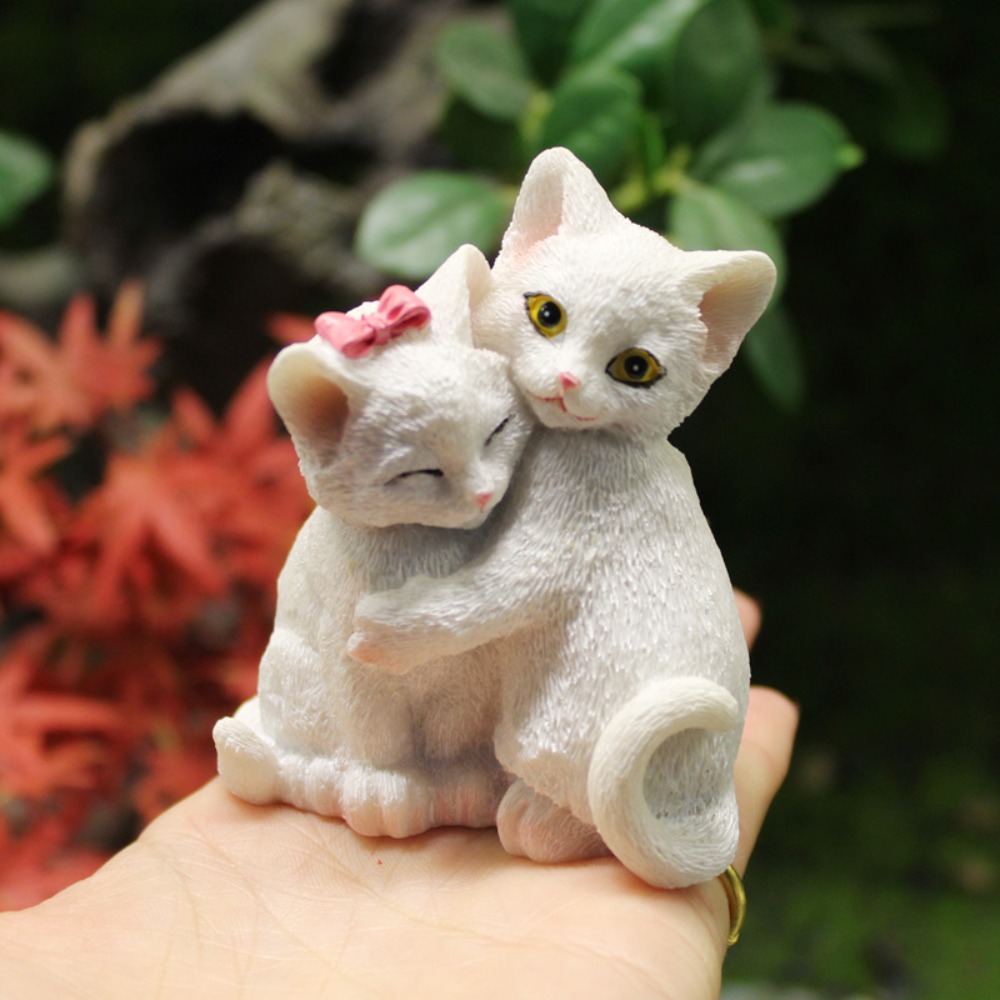 Resin Crafts Cute Cat Desktop  - Art Craft Cat review and price