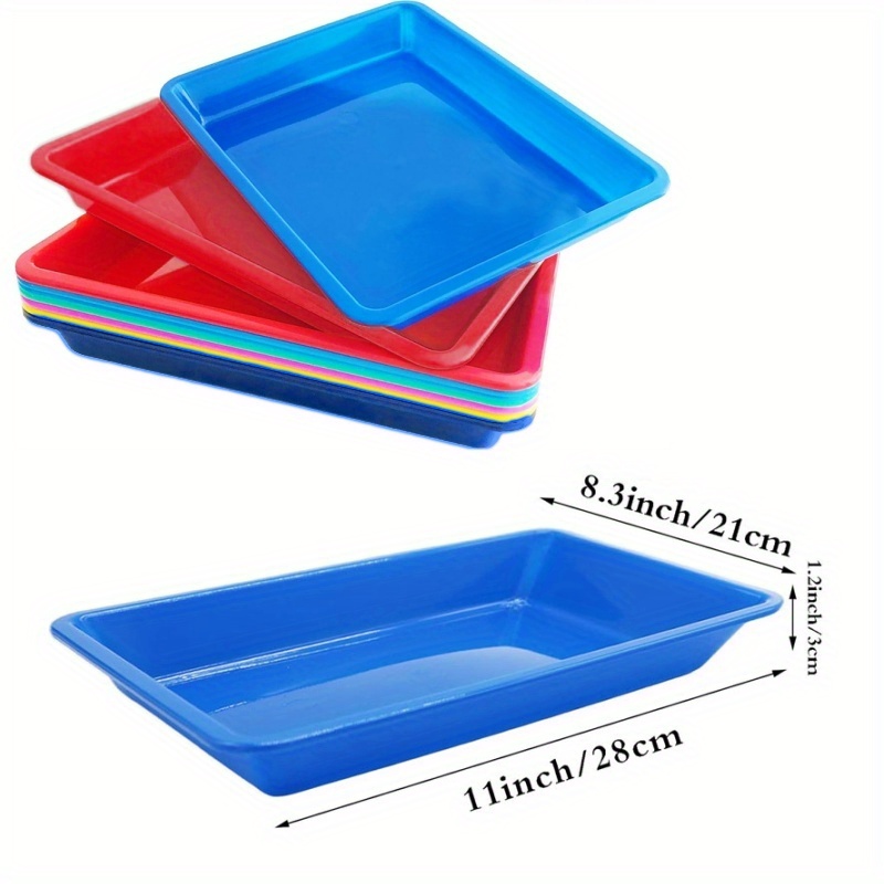 5pcs/pack Plastic Art Trays Se - Art Craft Organizer review and price
