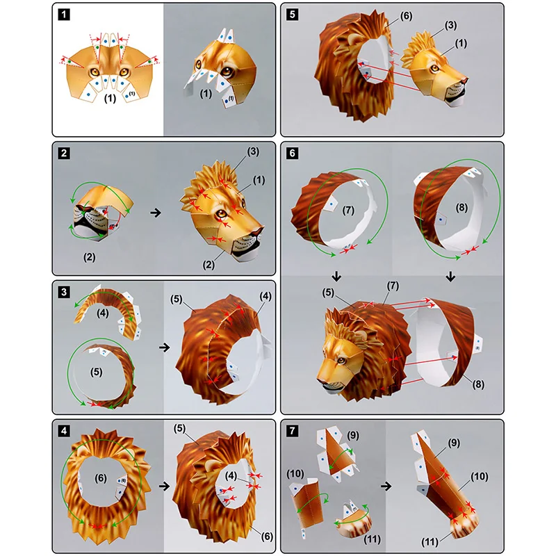 Lion Origami Art Folding Mini  - Art Craft Lion review and price