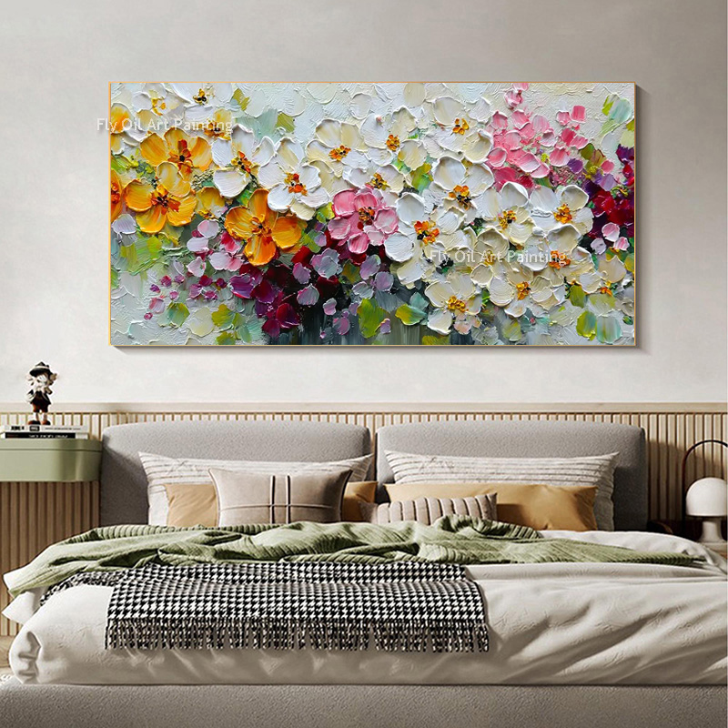 Vibrant Mixed Spring Floral Im - Painting Knife Palette review and price