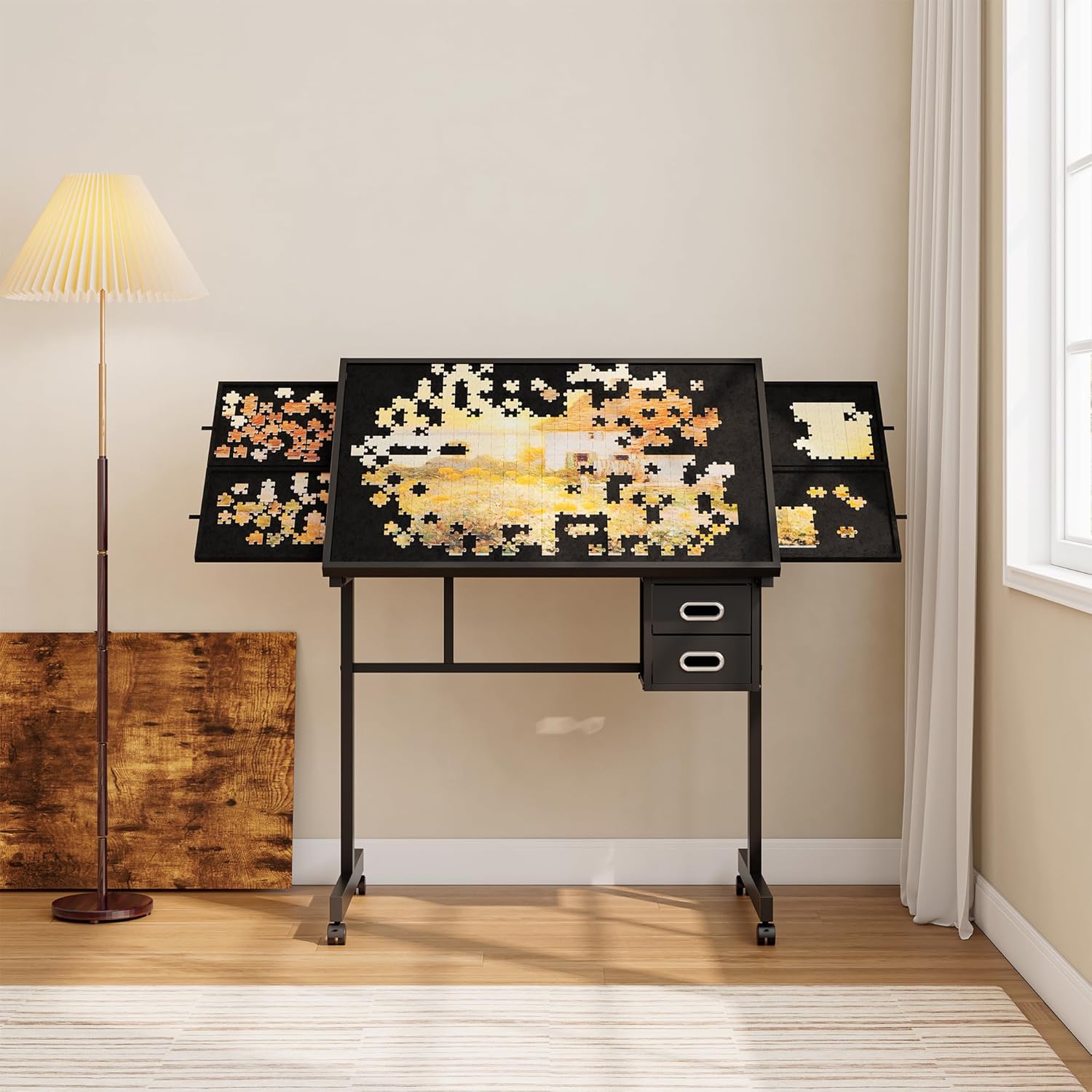 Adjustable Drafting Table with - Art And Craft Studio review and price