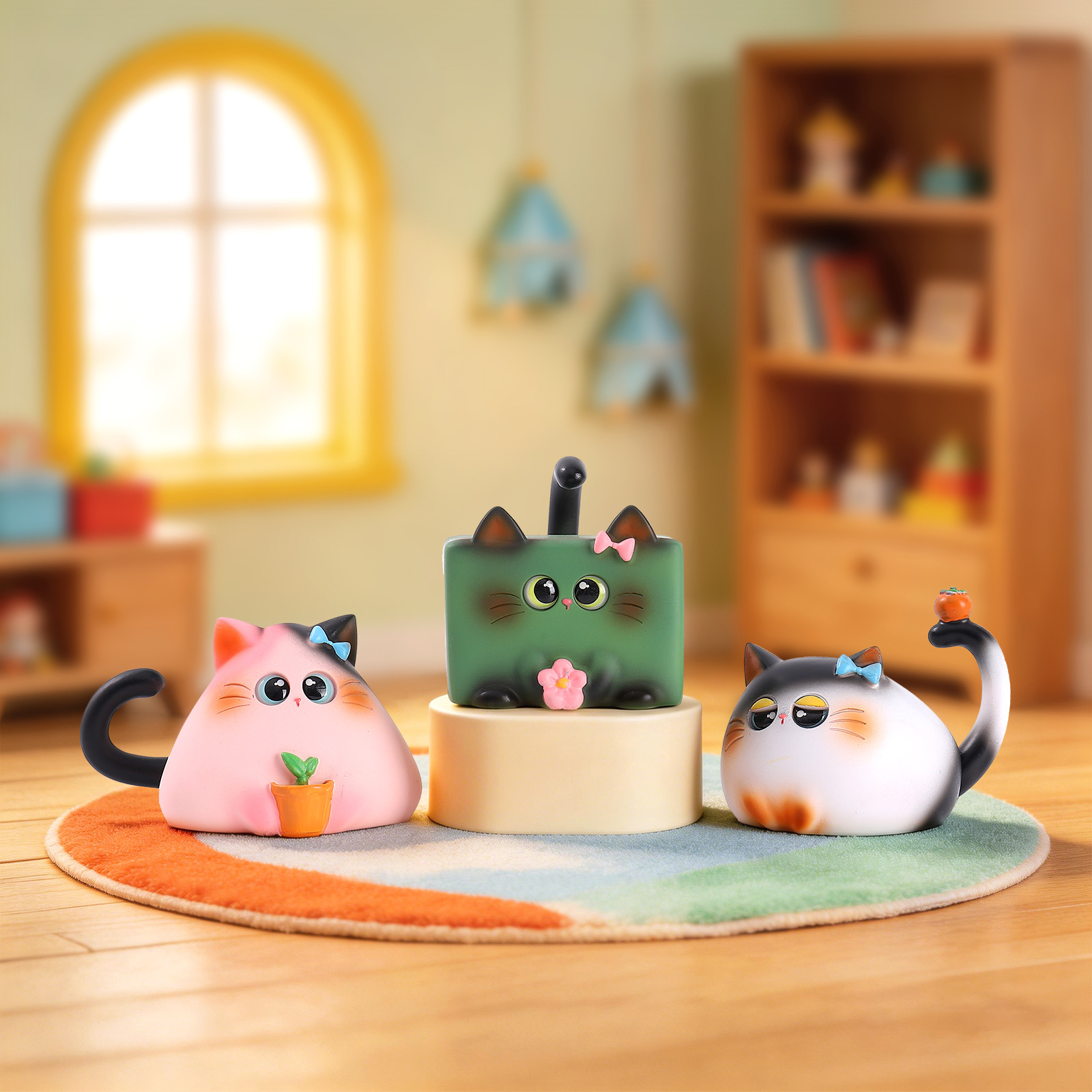 Blind Box Cat Figurine Resin C - Art Craft Cat review and price