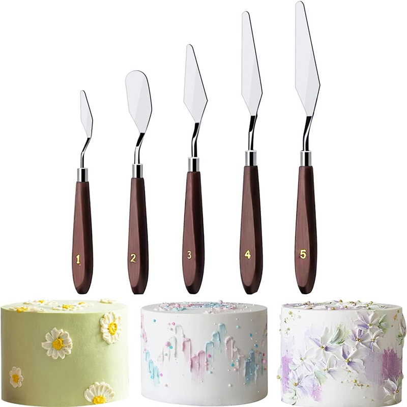5Pcs Cake Cream Spatula Set St - Painting Knife Palette review and price