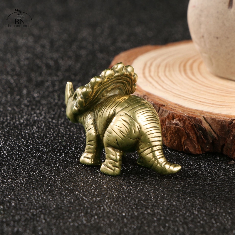 Solid Brass horned dinosaur Ju - Dinosaur And Craft review and price