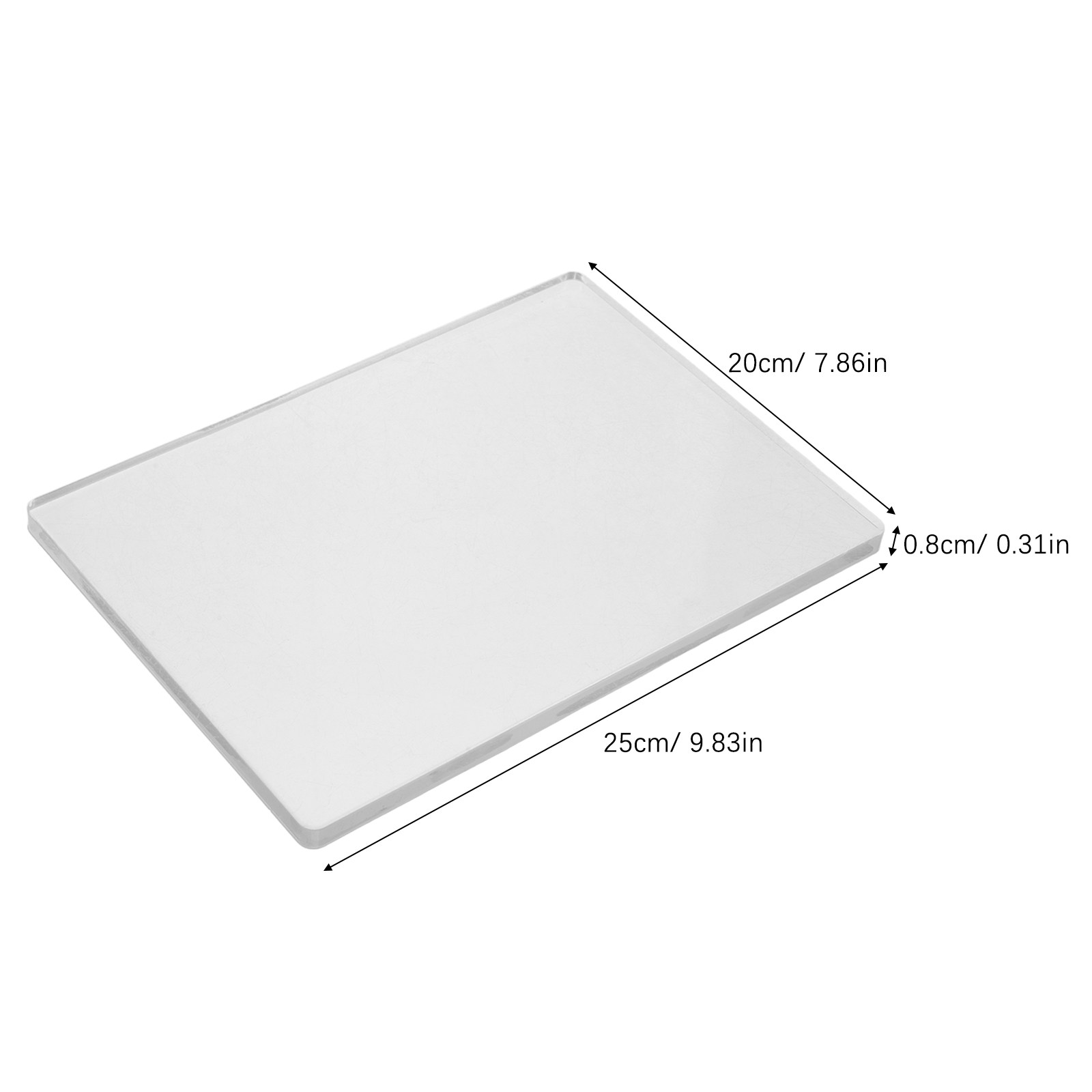 20x25cm Clear Gel Printing Pla - Art Craft Board review and price