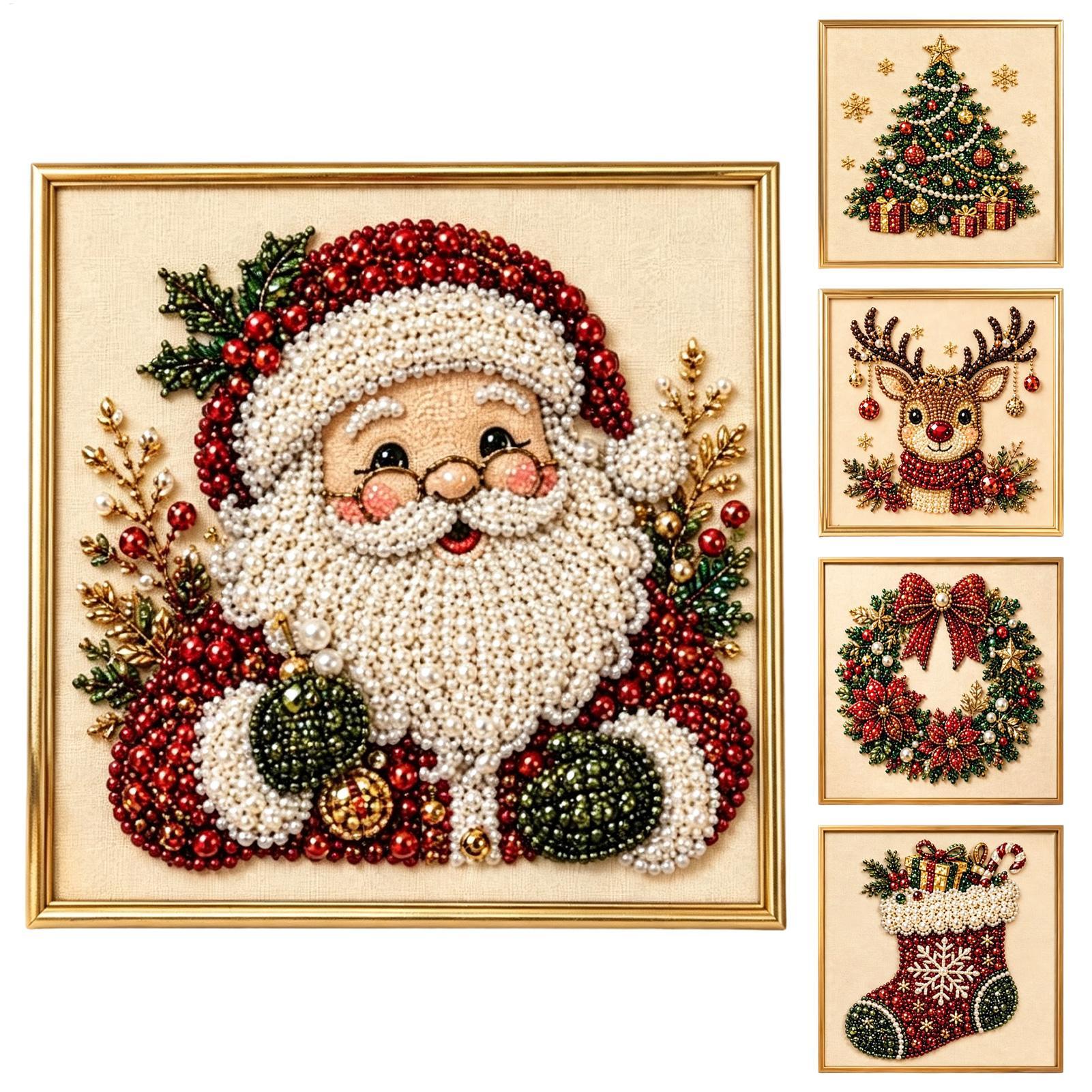 Pearl Painting Kit Christmas H - Art And Craft Studio review and price