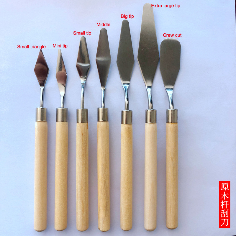 【Happy】7Pcs/Set Stainless Stee - Painting Knife Palette review and price