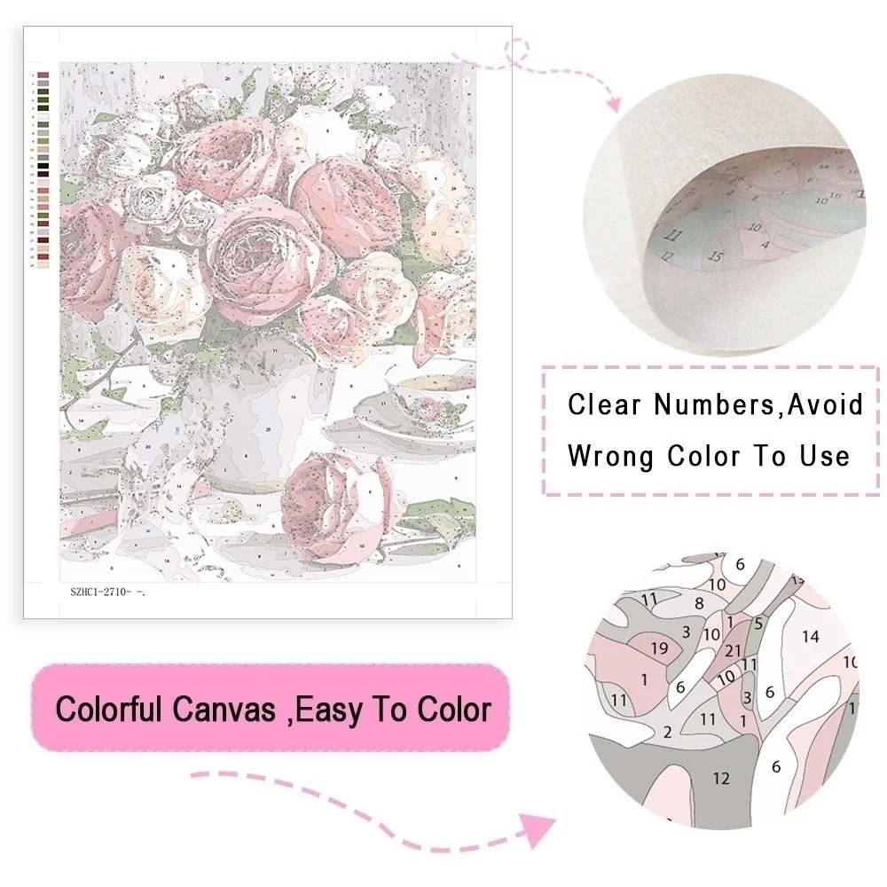 AZQSD Adult Paint By Numbers A - Art Craft Lion review and price