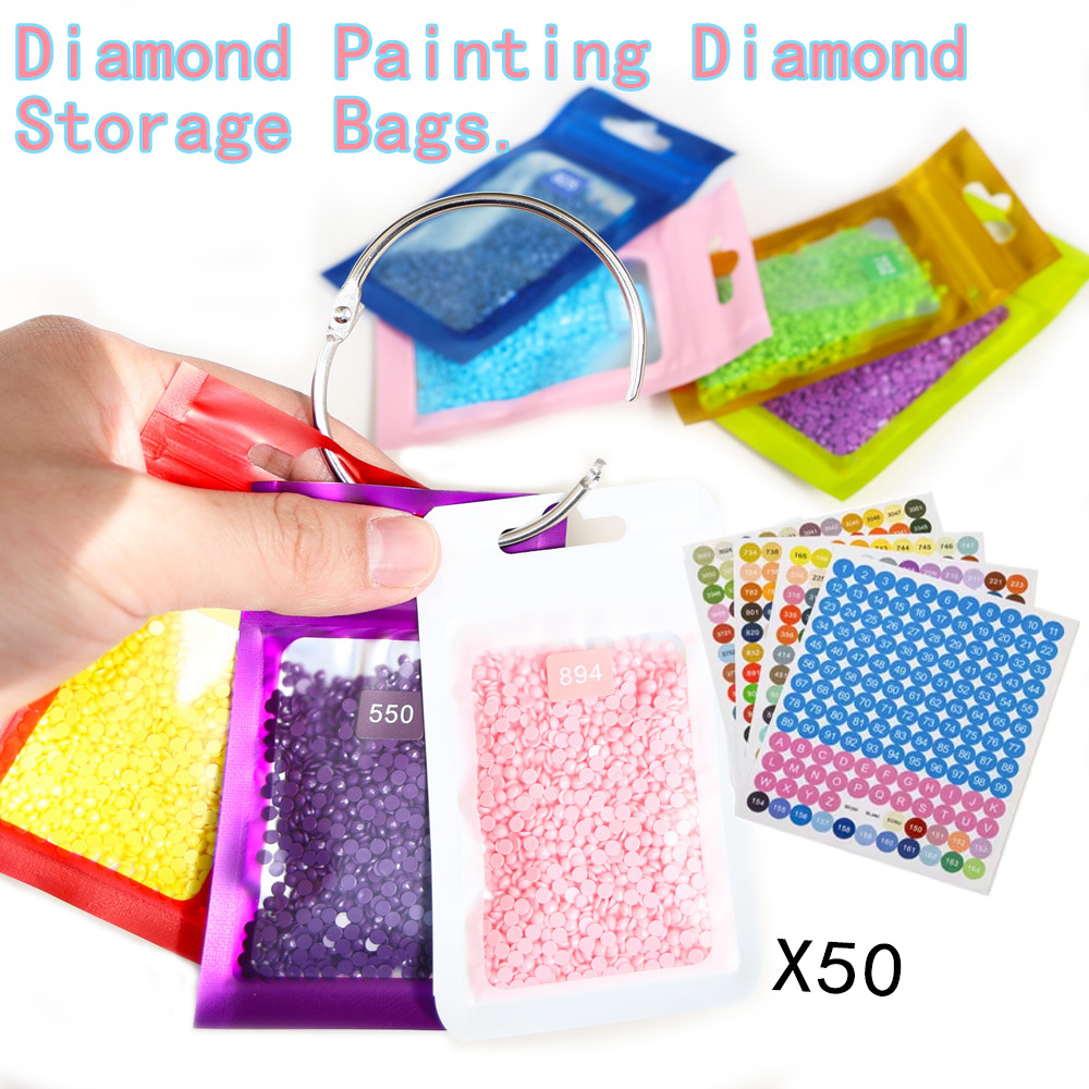 50pcs Diamond Painting Bead St - Art Craft Organizer review and price