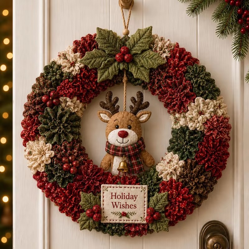3D Christmas Fabric Poke Art K - Art Craft Decoration review and price