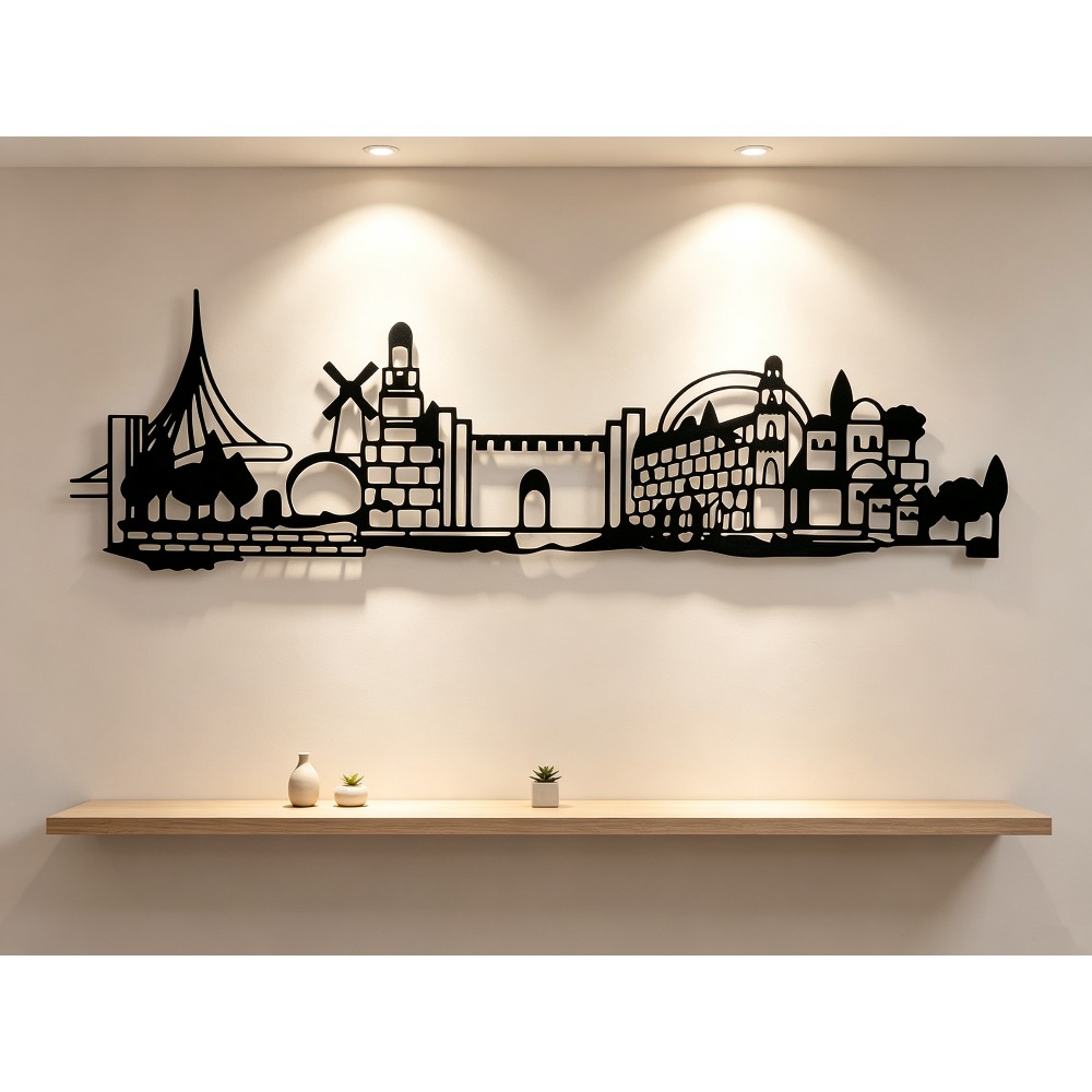 CIFBUY Metal Wall Art Jerusale - Art & Craft Activities For Toddlers review and price