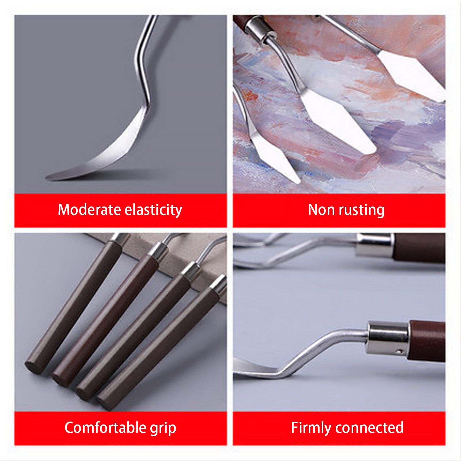 5pcs Art Oil Painting Scraper  - Painting Knife Palette review and price