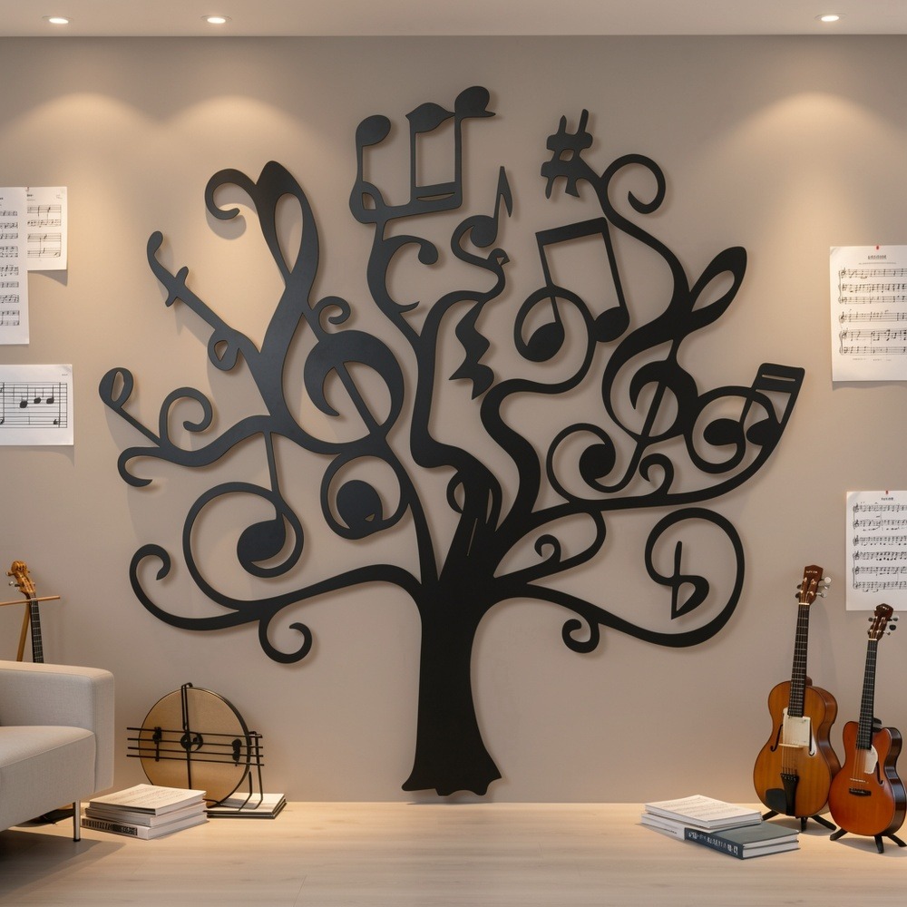 CIFBUY Metal Wall Art Musical  - Art And Craft Studio review and price