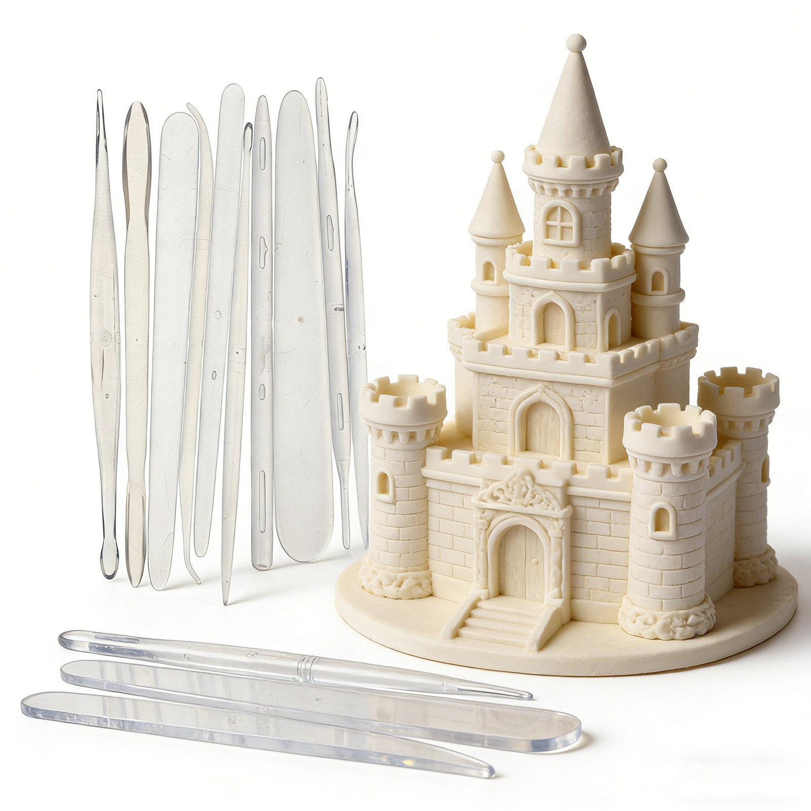 1Set Fondant Tool Set Plastic  - Polymer Clay Set review and price