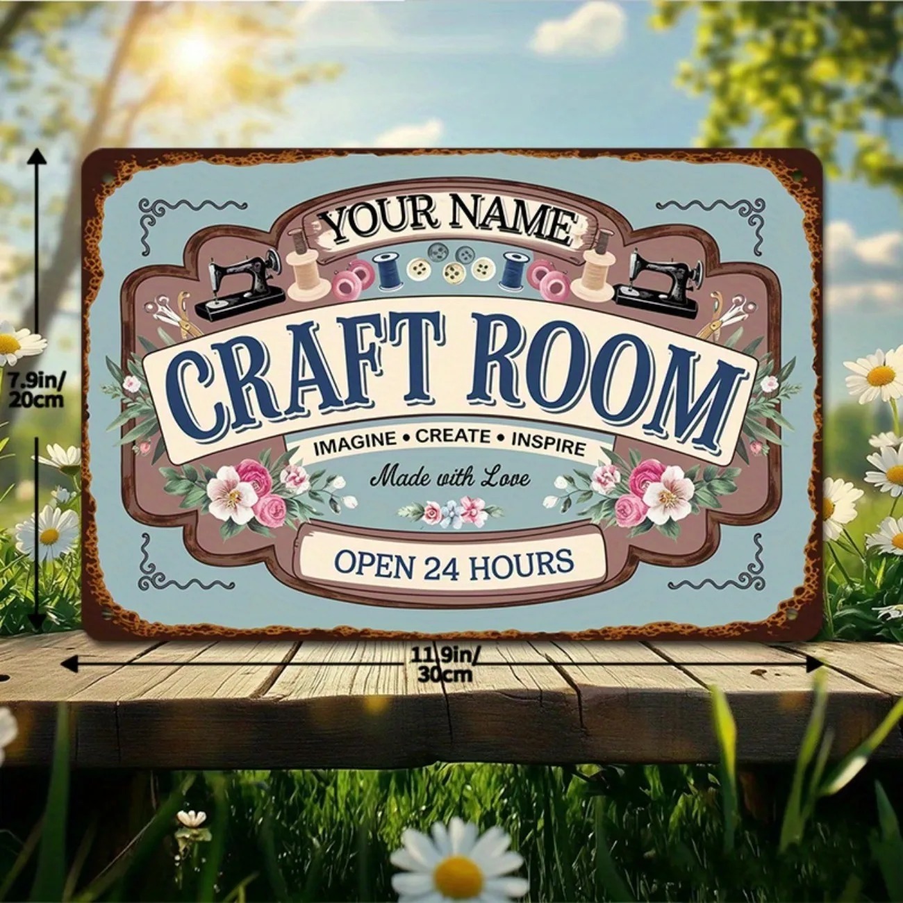Custom Name Metal Craft Room S - Art And Craft Studio review and price