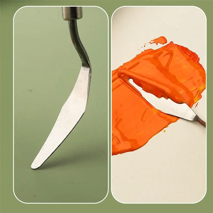 7/14Pcs Stainless Steel Oil Pa - Painting Knife Palette review and price