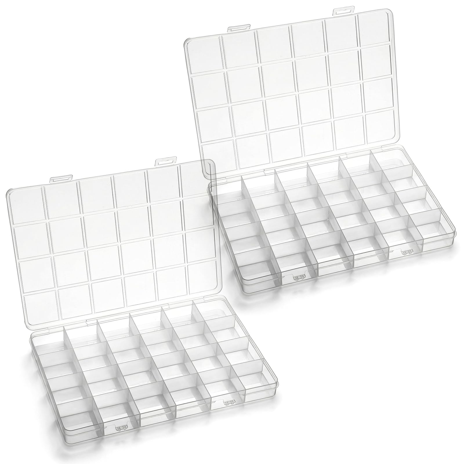 24-Grid Plastic Organizer Box  - Art Craft Organizer review and price