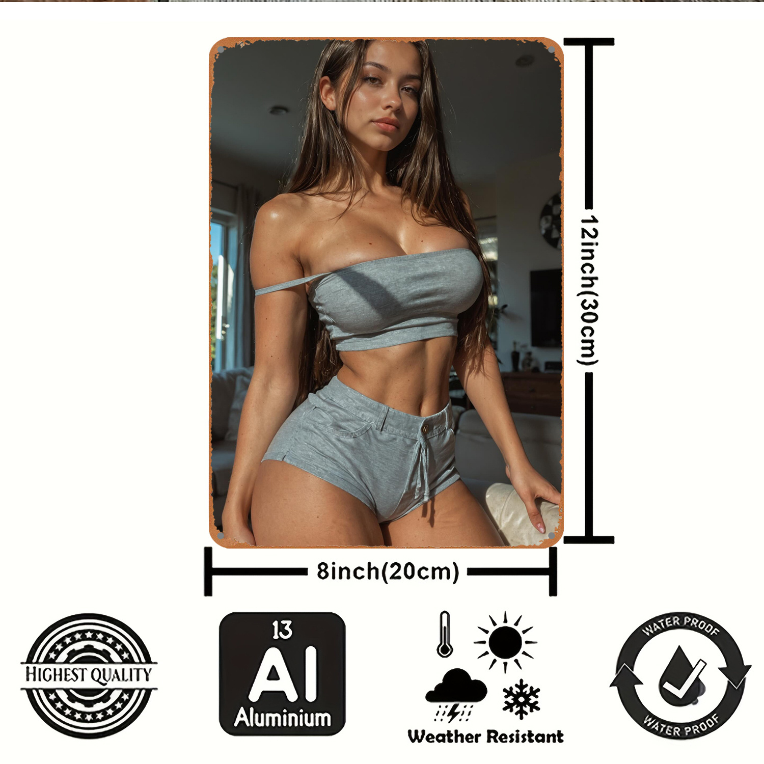 2D Metal Sign Wall Art Decor,  - Art And Craft Studio review and price