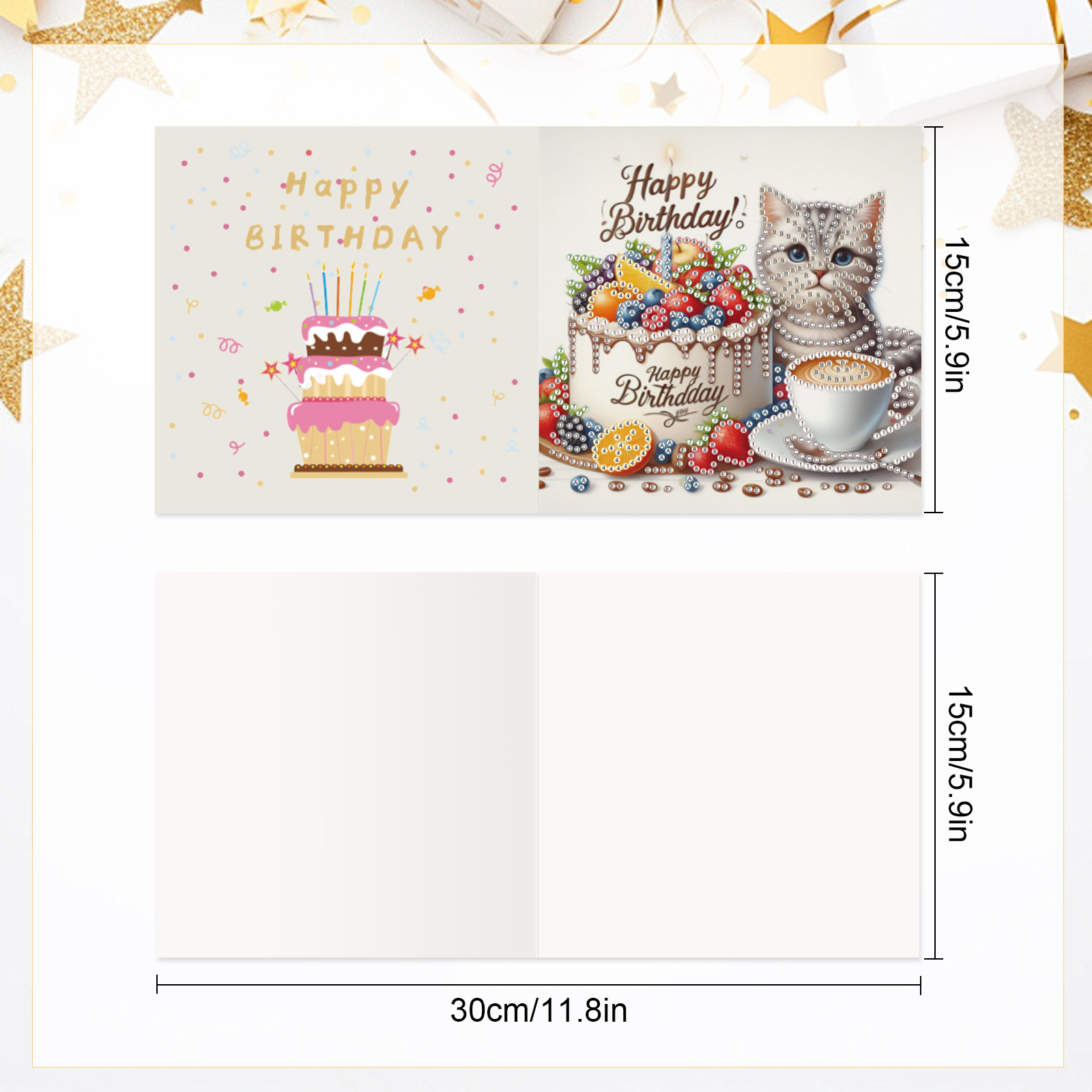 6 Pcs Diamond Art Painting Gre - Art Craft Cat review and price