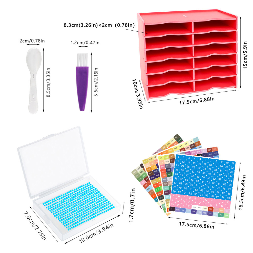 12pcs Diamond Painting Art Tra - Art Craft Organizer review and price