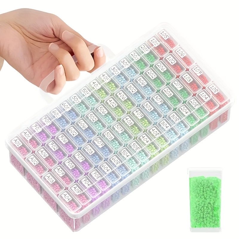 64 Grids Clear Plastic Storage - Art Craft Organizer review and price
