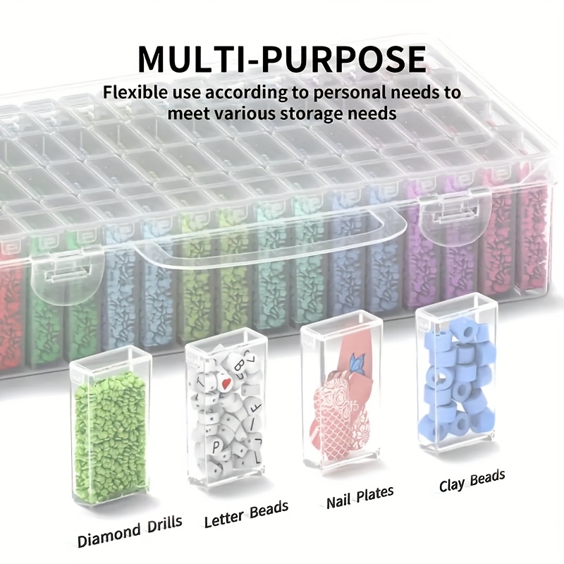 64 Grids Clear Plastic Storage - Art Craft Organizer review and price