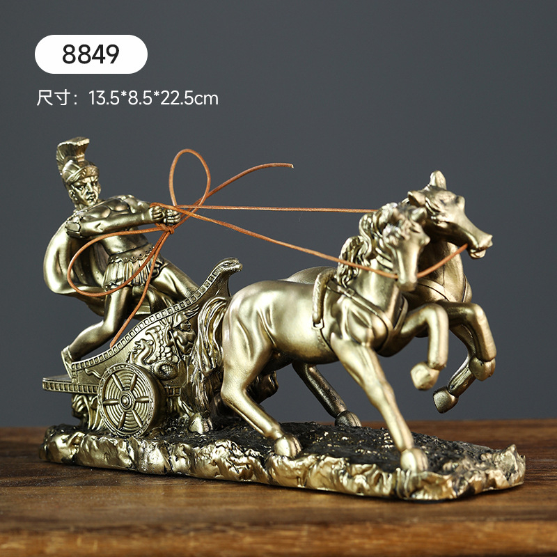 Vintage Roman Chariot Sculptur - Art Craft Horse review and price