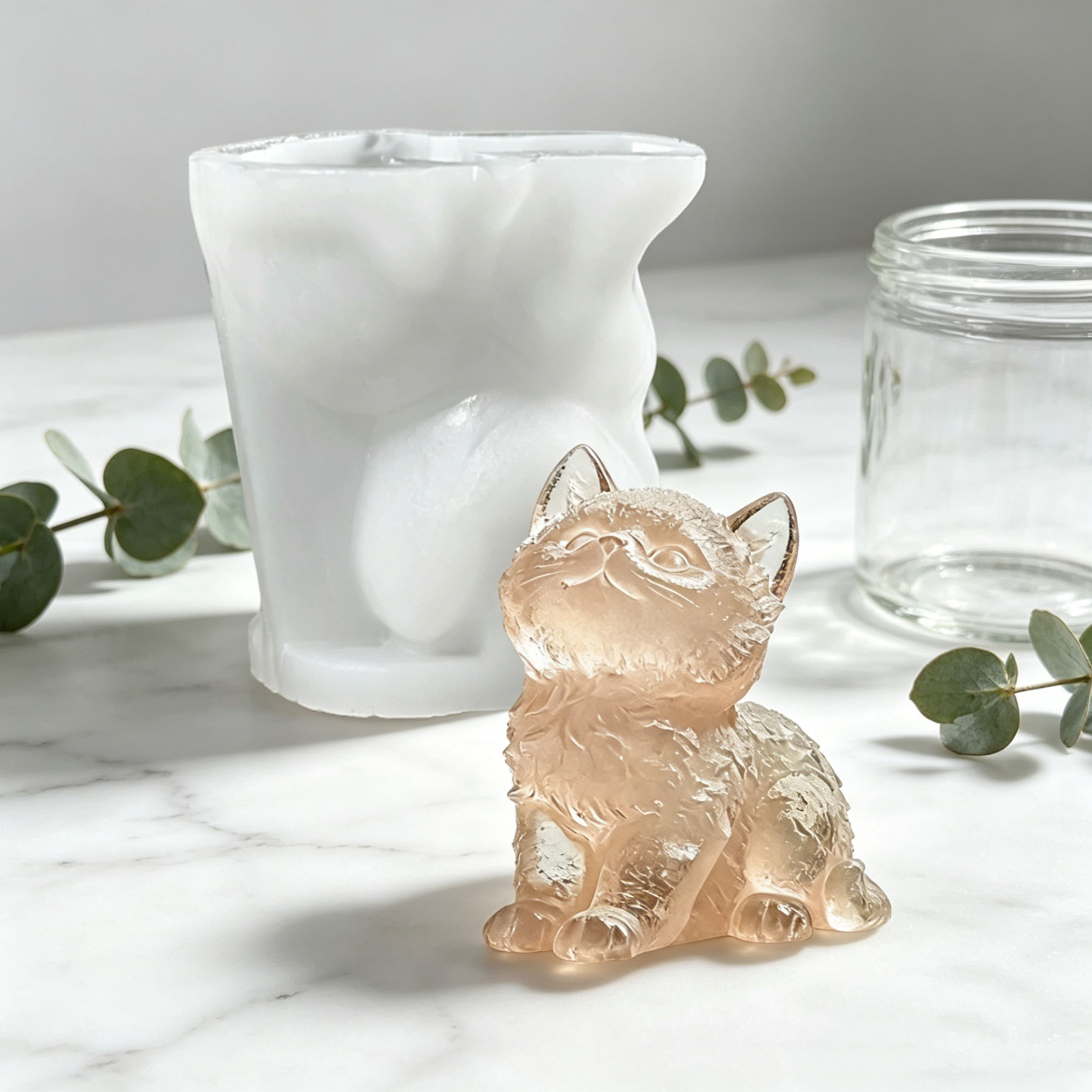3D Animal Candle Silicone Mold - Art Craft Cat review and price