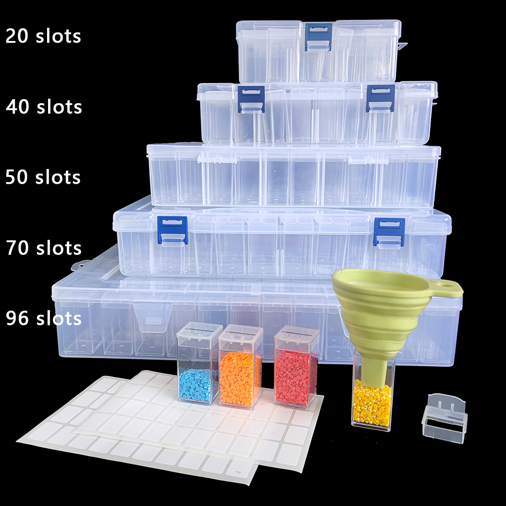Square Plastic Diamond Paintin - Art Craft Organizer review and price