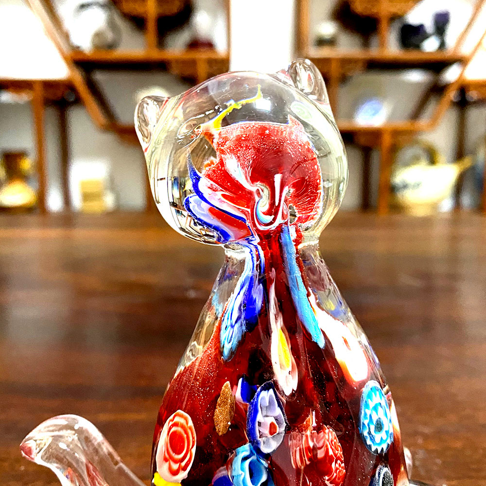Modern Art Hand Blown Glass Ca - Art Craft Cat review and price