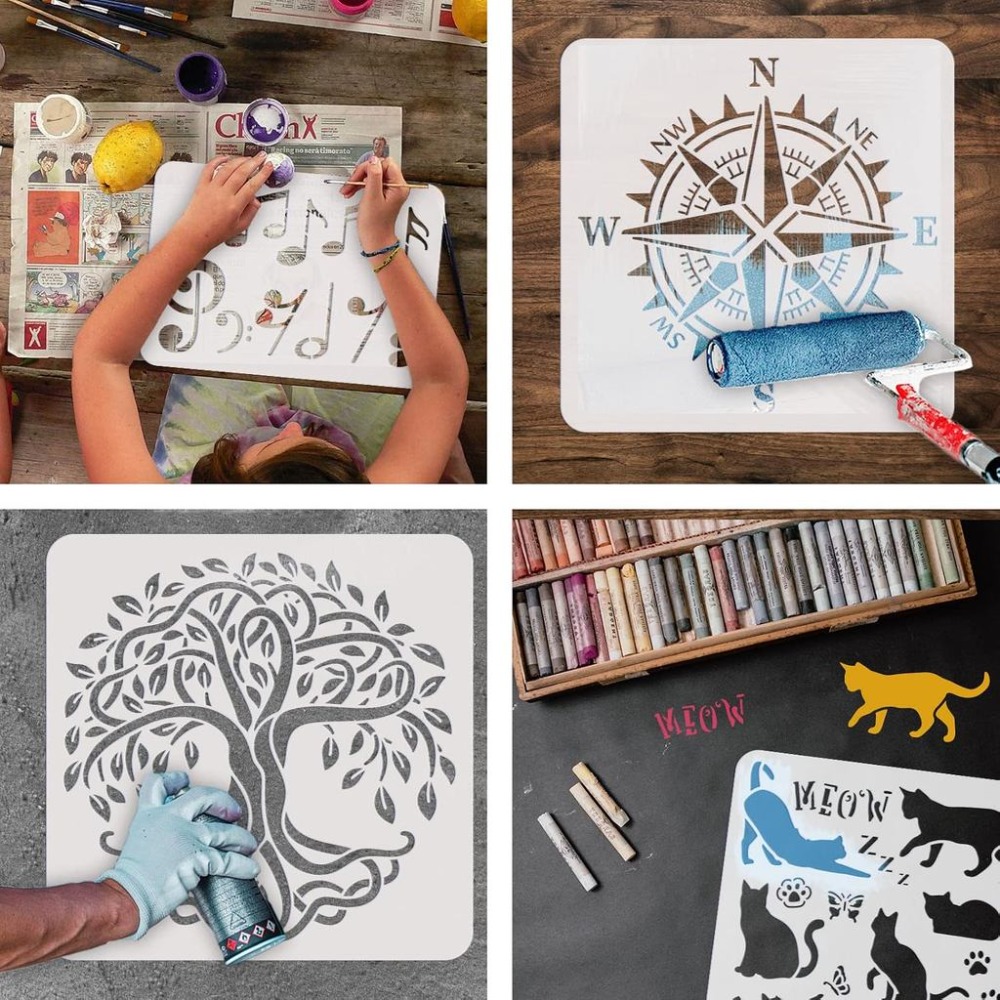12 Pcs Dinosaur Stencils 7.9x7 - Dinosaur And Craft review and price