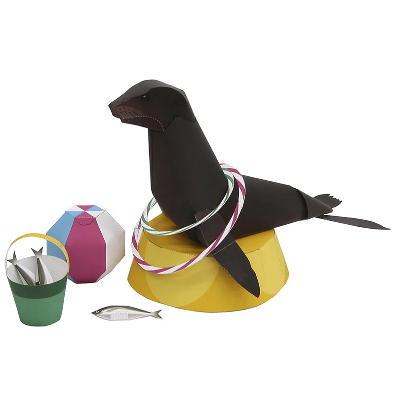 Sea Lion Folding Origami Art M - Art Craft Lion review and price