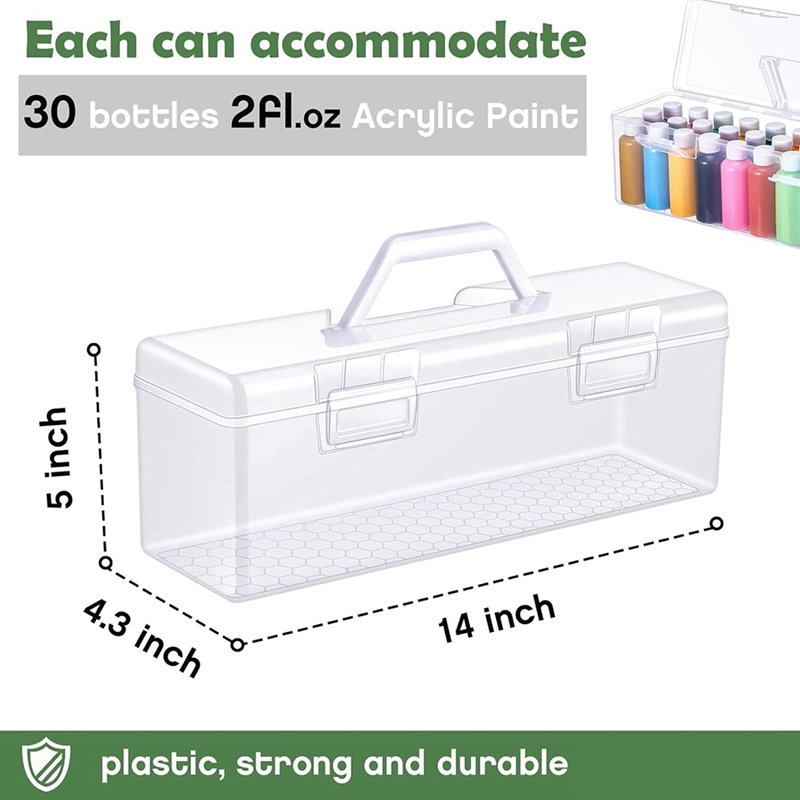 3 Pcs Paint Storage Box for 2  - Art Craft Organizer review and price