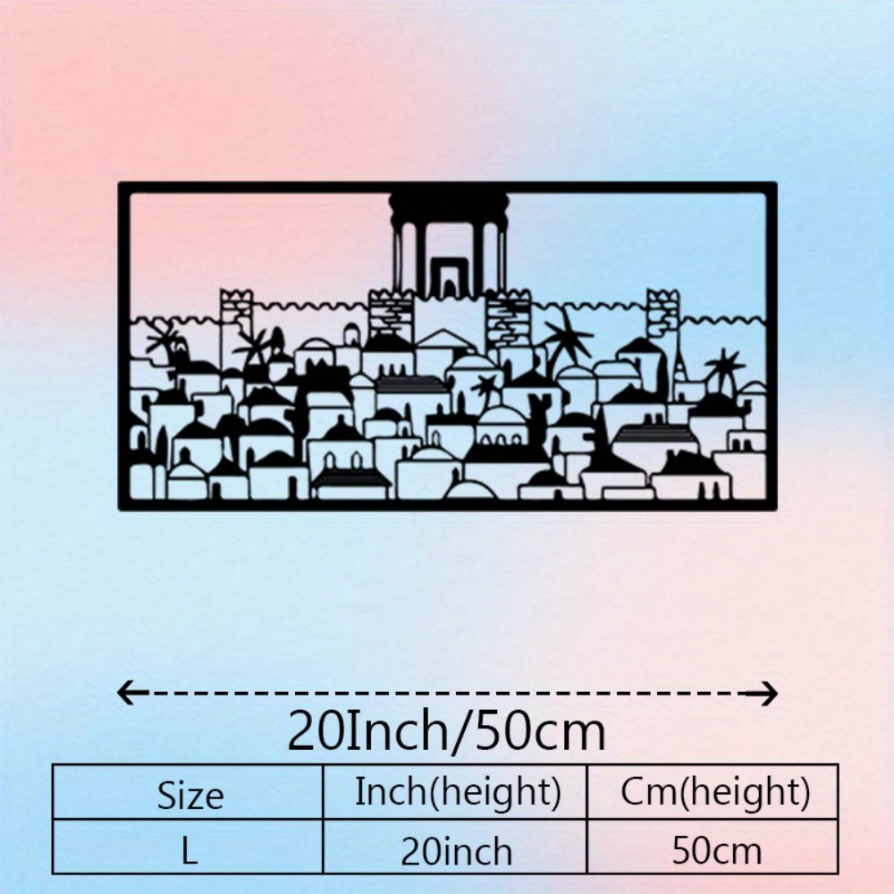 CIFBUY Metal Wall Art Jerusale - Art & Craft Activities For Toddlers review and price
