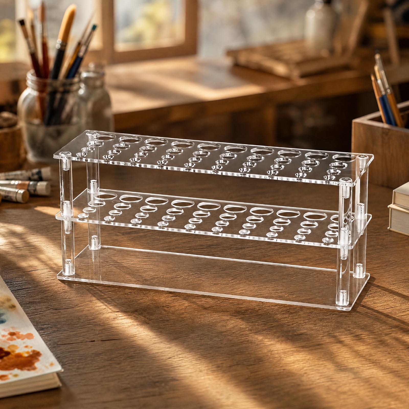 Acrylic Brush Holder for Paint - Art And Craft Studio review and price