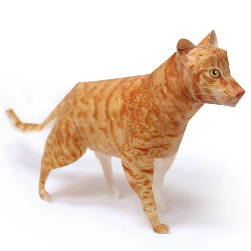 Ocicat Cat Orange Tabby Origam - Art Craft Cat review and price
